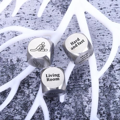 Anniversary Newlywed Honeymoon Gifts for Couple Women Men Valentines Day Naughty Gifts for Boyfriend Girlfriend Husband Wife Date Night Ideas Dice for Him Her Christmas Bridal Shower Gifts for Bride