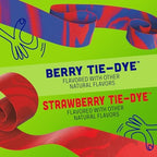 Fruit By The Foot Fruit Flavored Snacks, Berry Tie-Dye & Strawberry Tie-Dye, Family Pack, 18 Rolls, 13.5 oz