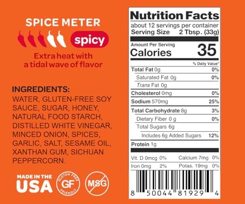 Mr Bing Sweet & Spicy Chili Crisp BBQ Sauce, 14.75 oz, Marinade Dip and Stir-Fry Sauce, Made in USA, Gluten-Free, MSG Free (Pack of 1)