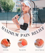 Elbow Brace for Cubital Tunnel Syndrome,Elbow Support for Ulnar Nerve,Adjustable splint for Men&Women Elbow pain Relief
