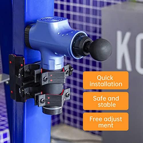 Hand-Free Massage Gun Holder for Back, Percussive Muscle Massage Gun Mount for Self-Massage， Compatible with Most Massage Guns, for Hard to Reach Areas, Mechanical Structure adapts to Most venues