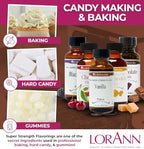 LorAnn Oils Super Strength Flavoring - Used For Candy Making, Flavoring Extracts, Baking, Hard Candy, and Flavor Oils - Bold, Natural Flavors 4X Stronger Than Extracts - Vanilla, 1 fl oz