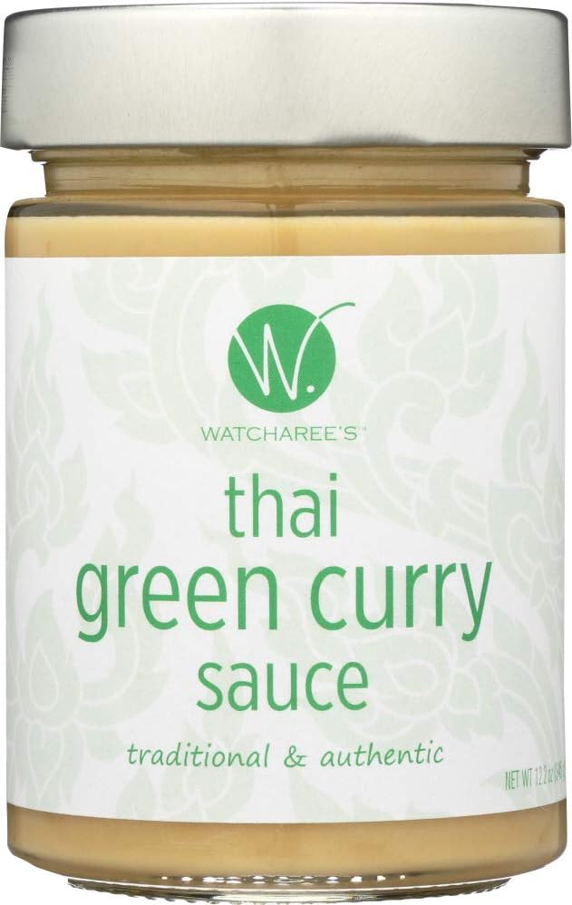 Watcharee's Thai Curry Sauce, Green, 11.5 Fluid Ounce