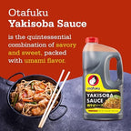 Otafuku Yakisoba Sauce for Japanese Stir Fry Noodles, Restaurant Bulk Size 1/2 Gallon (6 Pack)