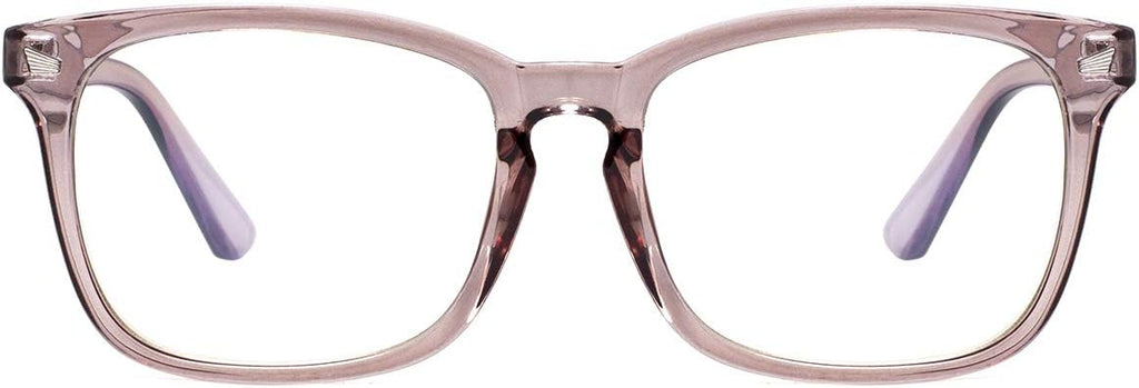 MAXJULI Blue Light Blocking Glasses,Computer Reading/Gaming/TV/Phones Glasses for Women Men(Light Coffee)
