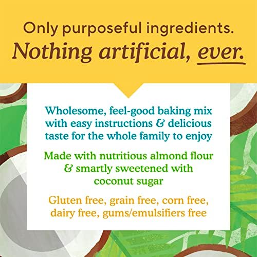 Simple Mills Almond Flour Baking Mix, Gluten Free Banana Bread Mix, Muffin Pan Ready, Made with whole foods, 3 Count (Packaging May Vary)