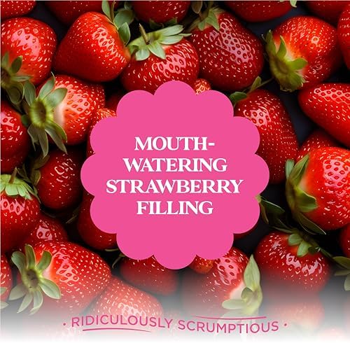 got milk? Wafer Rolls, Strawberry, 17-ounce Box with 30 Rolls, Individually Wrapped Rolled Wafer Spirals with Filling, Strawberry Wafer Cookies for Dessert or Snack, Retail Pack