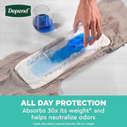 Depend Fresh Protection Adult Diapers, Incontinence Underwear for Men, Disposable, Maximum, Large, Grey, 28 Count, Packaging May Vary