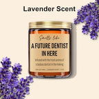 Younift Funny Future Dentist Candle, Dental Hygienist Graduation Gifts, Dental Hygiene, Dental Office Decor, Dentist Gifts for Women, Men, Coworkers, School Students, Dentists Appreciation Presents