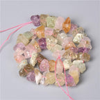 10-13mm Natural Irregular Freeform Raw Mixed Quartz Stone Nugget Beads Reiki Crystal Healing Minerals Quartz Bead DIY Jewelry Making