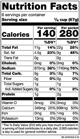 Daiya Alfredo Style Cheeze Sauce :: Creamy Veggie, Fettuccine & Spaghetti Sauce :: Vegan, Dairy Free, Gluten Free, Soy Free, Rich Cheesy Flavor :: Box Contains 3 Packets (2 Servings Each) (Pack of 1)