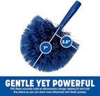 SPARTA Flo-Pac Rounded Duster Cleaning Duster with Electrostatically Charged Bristles for Cleaning, 9 X 7 X 7 Inches, Blue