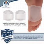 Dr. Frederick's Original Gel Arch Support Sleeves – 2 ct – Built-In Gel Orthotic for Plantar Fasciitis, Flat Feet & Fallen Arches – Low-Profile Foot Support for Men & Women – Wear in Any Shoe