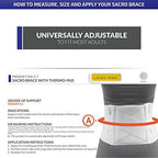 Champion Sacro Brace, Lower-Back, Thermo Pad Heat
