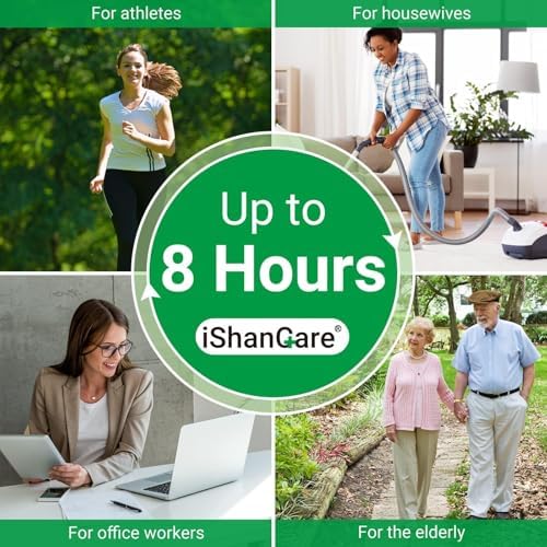 ishancare Neck Pain Patches, 48 Count Warming Herbal Maximum Strength Heat Patches, 8 Hours Extra Strength Deep Heating Joint Soreness Soothing for Neck, Back, Knee, Shoulder (2 Pack)