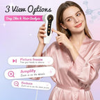 Skin Hair Analyze, Scalp Analysis Machine, 5 Inch LCD Screen Rechargeable Digital Scanner for Skin & Hair Analysis, 50x/200x DualHeads, Digital Scalp Health Detection Use for Home and Salon