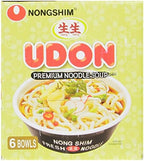 Nongshim Fresh Udon Bowl (pack of 6), 58.41 ounce (pack of 1)