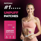 PATCH4U Unpuff Patches with Dandelion & Ginger 60 Count (60 Day Supply)