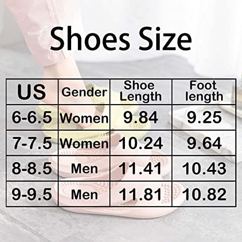 Massage Slippers Women Men Sandals Open Toe Shower Shoes Summer House Slippers for Bath Plantar Fasciitis Slides Ladies Girls Gym Non Slip Indoor