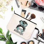Dental Life Funny Dentists Cosmetic Bag, for Travel Toiletry Zipper Storage Pouch Makeup Bag, Dentists Gifts, For Women Dental Hygienist Makeup Bag, Dental Hygienist Gifts, Dental Assistant Gifts