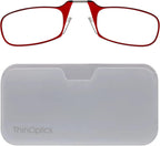 ThinOptics unisex-adult Universal Pod Case + Rectangular Reading Glasses