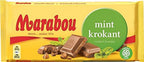 Marabou Mint Krokant Milk Chocolate Bar 200g (Sweden)