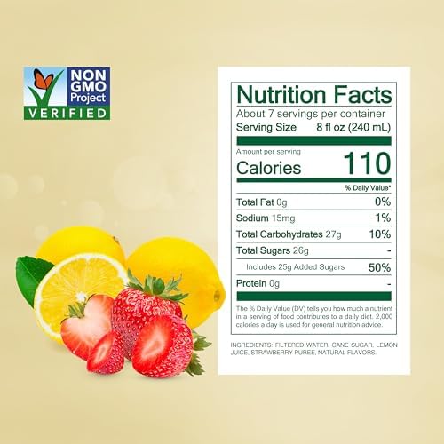 Simply Lemonade with Strawberry, 52 Fl Oz Bottle