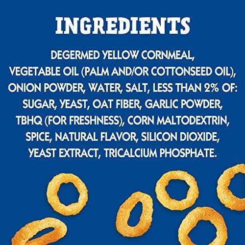 Andy Capp's Beer Battered Onion Rings Baked Oat and Corn Snacks, 2 oz. (Pack of 12)