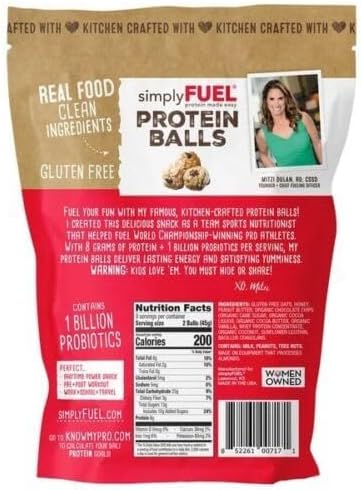 Hairless Brush Simply Fuel Protein Balls, Chocolate Coconut Peanut Butter (14.4 Ounce)