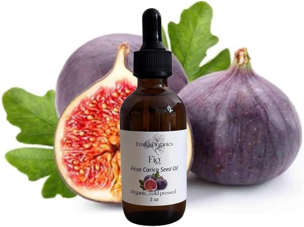 Fig Seed Oil, Organic, Cold Pressed, Unrefined, Natural 2 Fl Oz