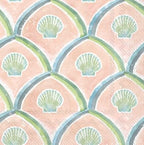 IHR Ideal Home Range Cocktail Napkins Disposable 3-Ply Paper Party Napkin Pack, 5" x 5", Watercolor Coast Shells, 20-Count