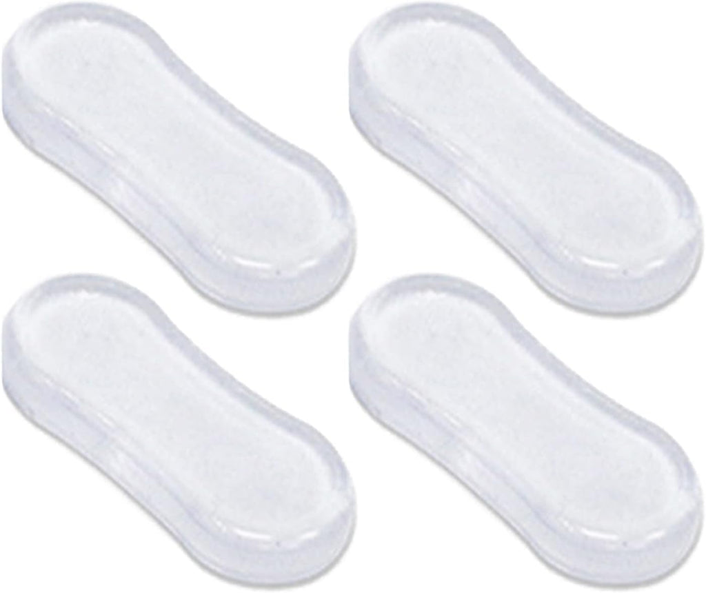 4Pcs Toilet Seat Bumper Set, Silicone Strong Adhesive Toilet Seats Lid Bumpers, Toilet Seat Buffers, Toilet Lid Rubber Pads for, Home, Hotel and Hospital Toilets and Toilet Parts Bathroom Fixtures