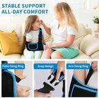 Kids Arm Sling Shoulder Immobilizer, Adjustable Rotator Cuff Support Brace, Fit Left or Right, Breathable Mesh Medical Slings for Elbow, Clavicle and Wrist Injury, Forearm Fracture, Surgery Recovery