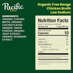 Pacific Foods, Organic Broth Chicken Low Sodium, 8 Ounce, 4 Pack