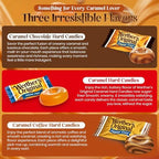 Werthers Original Hard Candy - 1lb Variety Pack of Individually Wrapped Sugar-Free Chocolate, Coffee & Caramel Candy, Guilt-free Zero Sugar Snacks Perfect for Candy Dish & Holiday Gift Bag