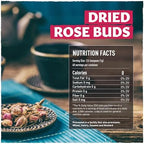 Eastanbul Dried Rose Buds, 1.4oz Edible Rose Buds For Desserts, Caffeine-Free Tea, Edible for Baking, Jam, Crafting, Dry, Natural, Vegan, Non GMO, Gluten Free