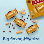 Larabar Minis Peanut Butter Chocolate Chip, Gluten Free Vegan Fruit and Nut Bars, 15.6 oz, 20 Ct