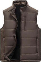 Men's Lightweight Vest Softshell Outerwear Windproof Sleeveless Jacket for Golf Running Hiking