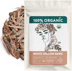 Super Value Pack 5 LB - Organic White Willow Bark (Salix alba) – Loose Dried Bark – Edible Grade for Tea, Decoctions & Herbal Use