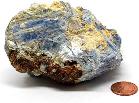 4.2" Rich Blue Kyanite Cluster in Matrix Natural Sparkling Crystal Rough Mineral Gemstone Specimen - Brazil
