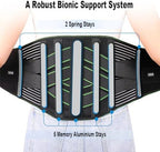 YAHA Back Brace for Lower Back Pain Relief for Women/Men with Lumbar Pad, Back Support Belt with 7 Stays for Heavy Lifting, Sedentariness, Breathable Lumbar Support for Herniated Disc, Sciatica - XXL