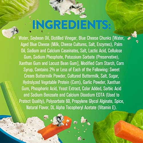 Wish-Bone Chunky Blue Cheese Salad Dressing, 15 FL OZ (Pack of 2)