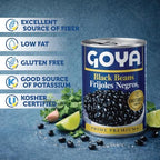 Goya Foods Black Beans, 15.5 Ounce (Pack of 24)