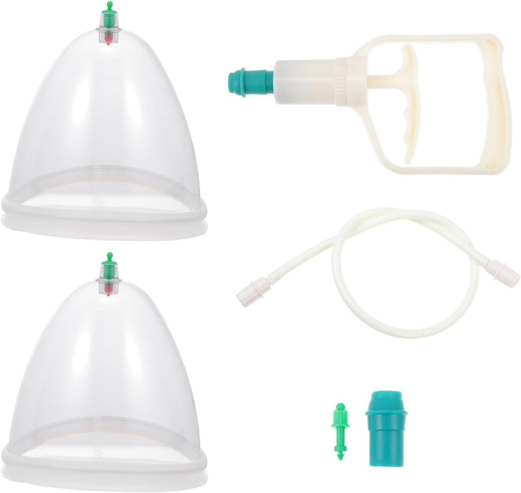 Healifty 1 Set Breast Vacuum Cupping Professional Buttock Lift Body Massage Cupping Vacuum Cupping Machine Accessories for Women Ladies