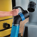 Dust Right Dust Collector Accessories Kit Includes Quick Change Floor Sweep, Quick Change Handle, Extension Wand, & Removable Grate - Dust Collection & Air Filtration (Quick-Change Tool Set)