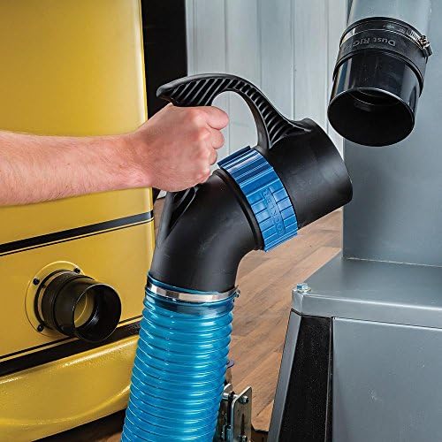 Dust Right Dust Collector Accessories Kit Includes Quick Change Floor Sweep, Quick Change Handle, Extension Wand, & Removable Grate - Dust Collection & Air Filtration (Quick-Change Tool Set)