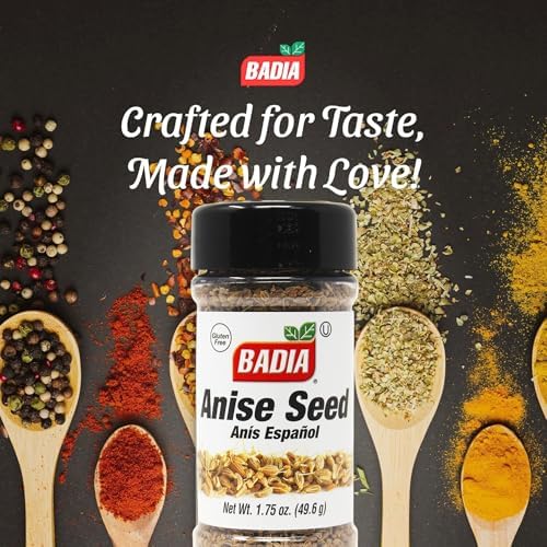 Badia Anise Seed, 1.75 oz – Whole Anise Seeds for Baking, Cooking, and Teas