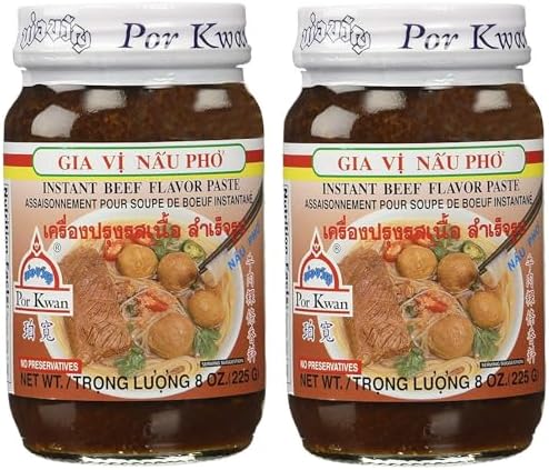 Por Kwan Pho Vietnamese Beef Flavor Paste - 8 oz x 2 jars