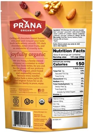 Prana Mix Trail Chocolate Delux, 8 oz