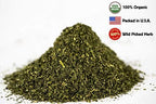 Nettle Tea - 8Oz (REAL WILD HARVEST) | 100% USDA Certified ORGANIC | Loose Leaf (Urtica Dioica aka Stinging Nettle) Cut & Sifted